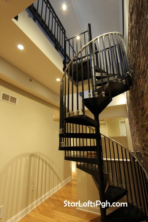 Penthouse Spiral Staircase